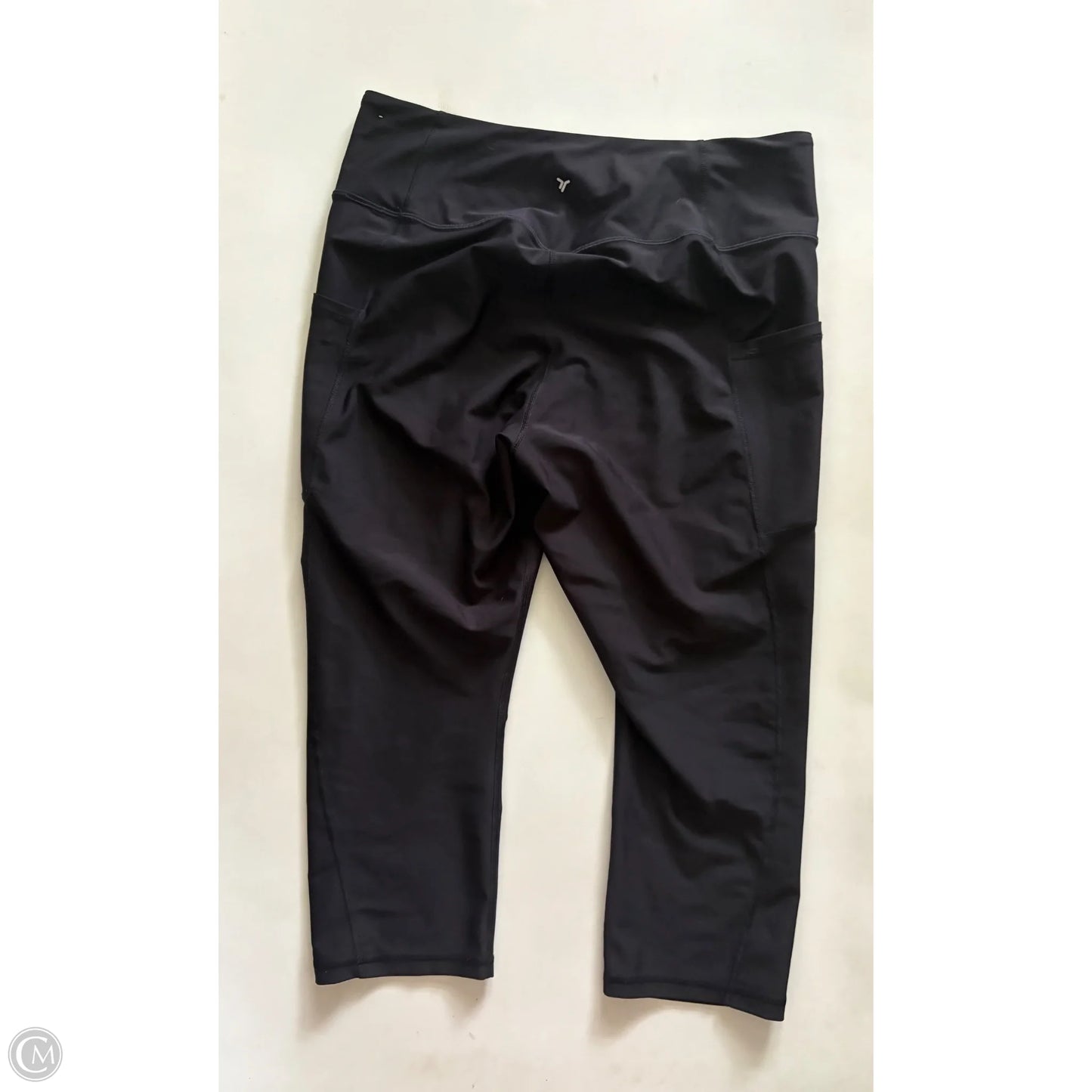 Athletic Leggings Capris By Old Navy In Black, Size: Xl