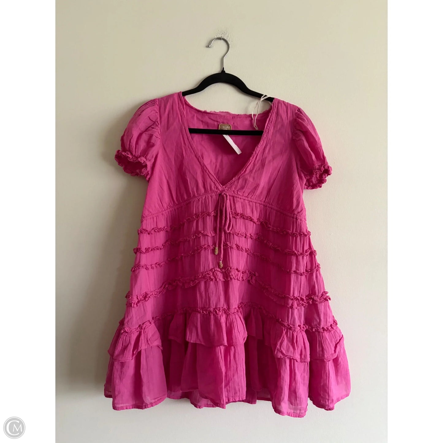 Top Short Sleeve By Free People In Pink, Size: Xs