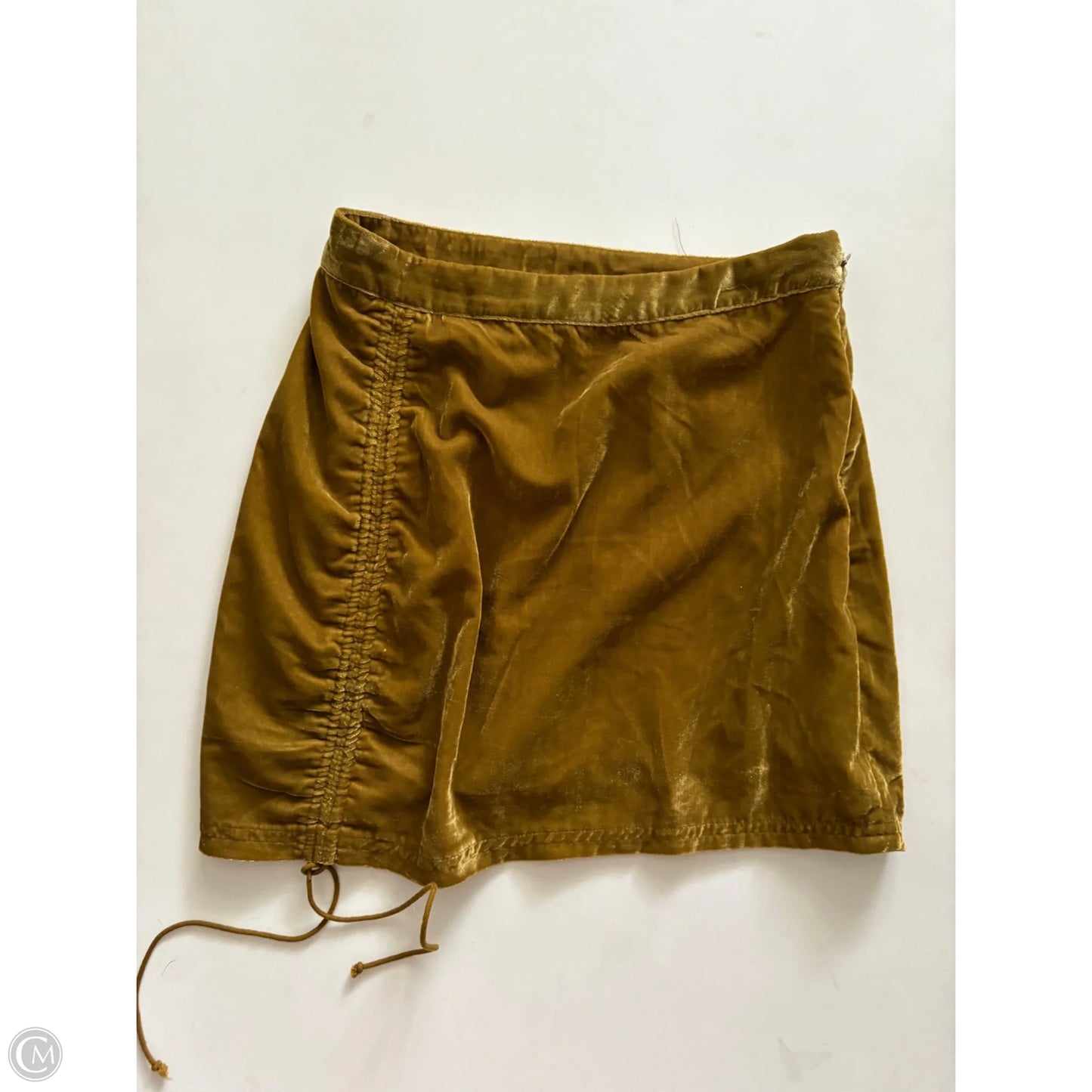 Skirt Mini & Short By Free People In Gold, Size: 4