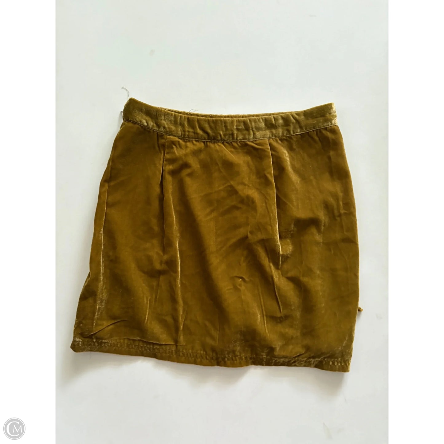 Skirt Mini & Short By Free People In Gold, Size: 4