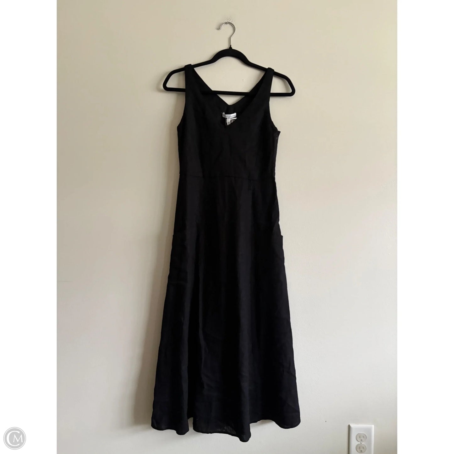 Dress Casual Midi By Maison Damelie In Black, Size: Xs