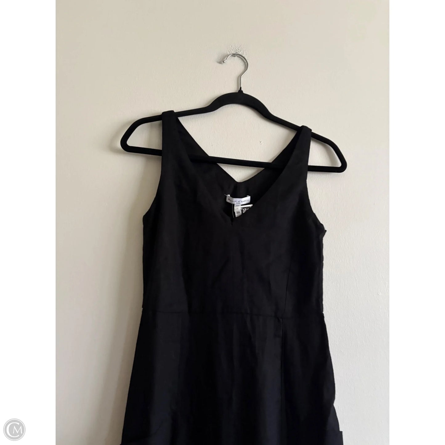 Dress Casual Midi By Maison Damelie In Black, Size: Xs
