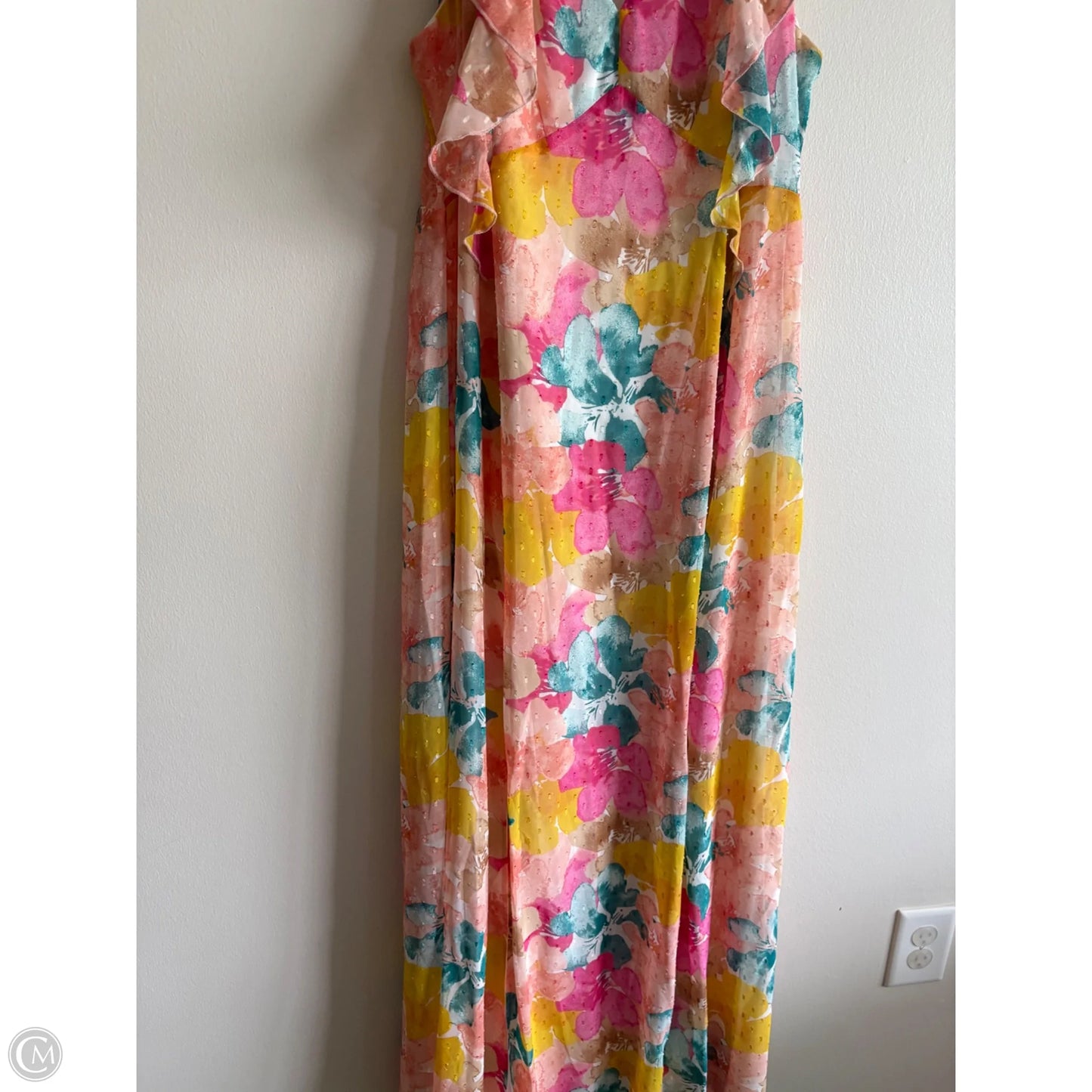 Dress Casual Maxi By Cato In Floral Print, Size: Xl