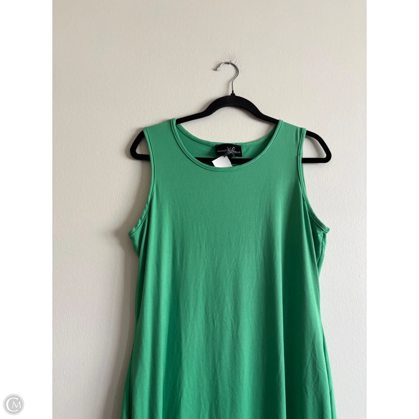 Dress Casual Midi By lexington avenue In Green, Size: Xl
