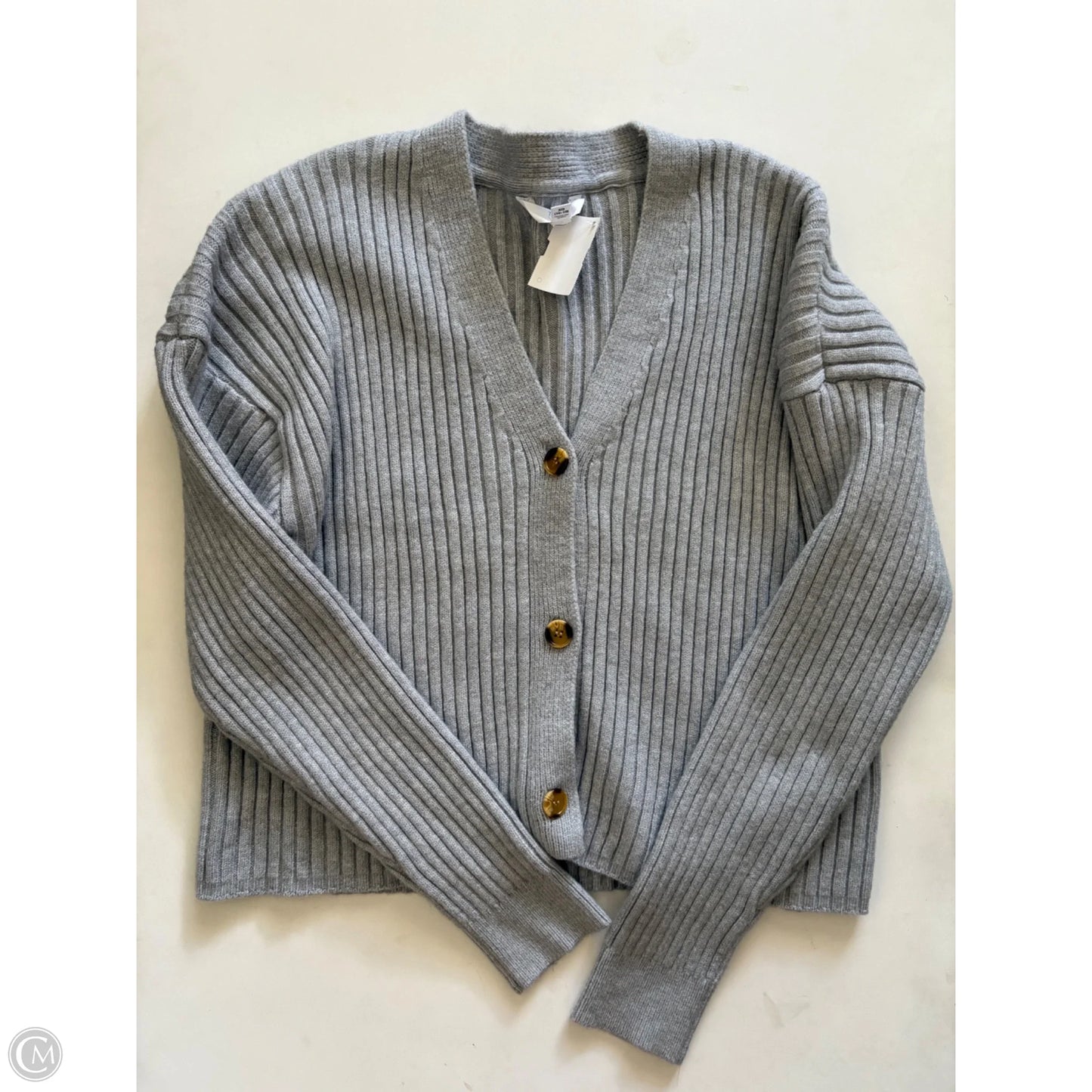 Cardigan By Time And Tru In Grey, Size: Xl