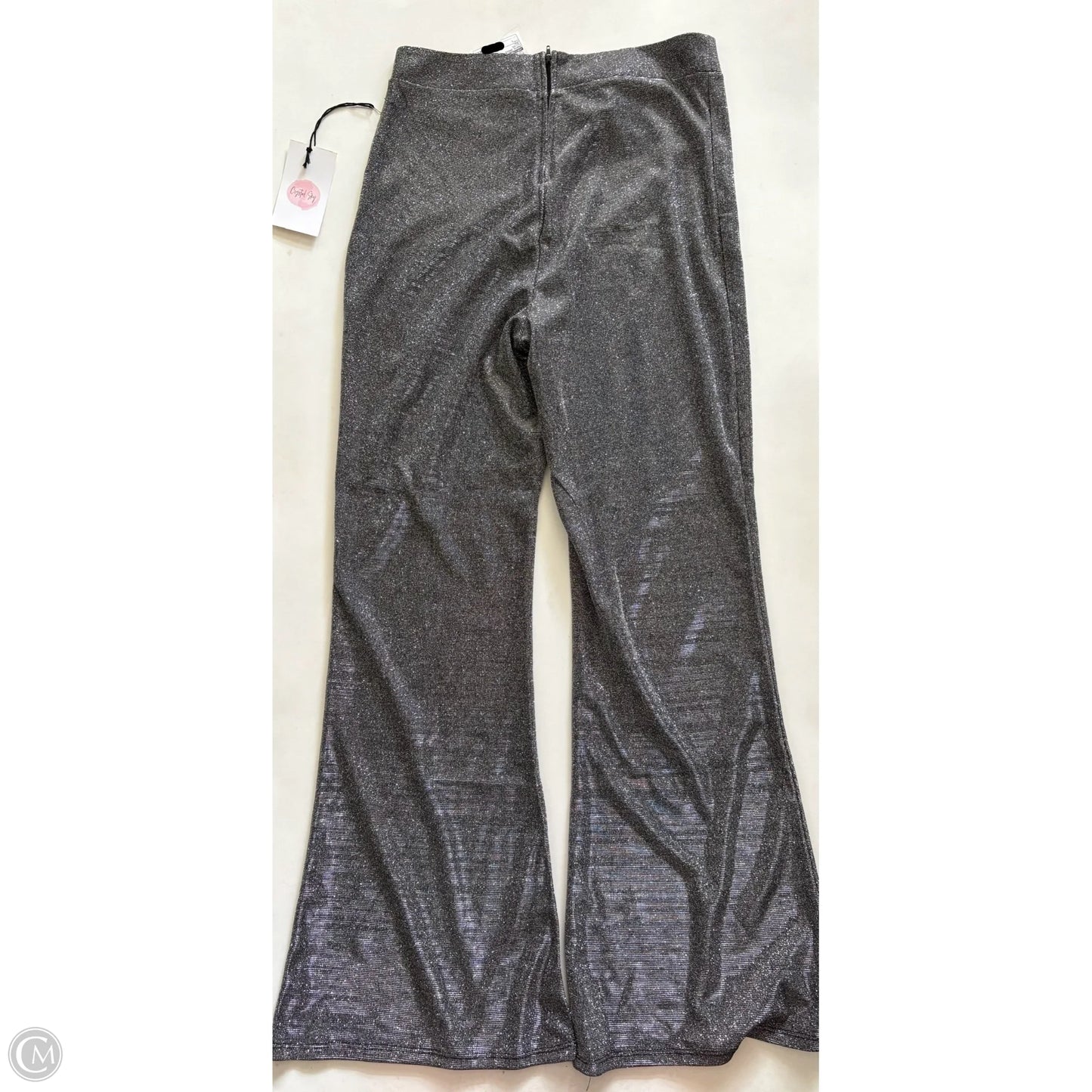 Pants Dress By Crystal Sky In Silver, Size: L