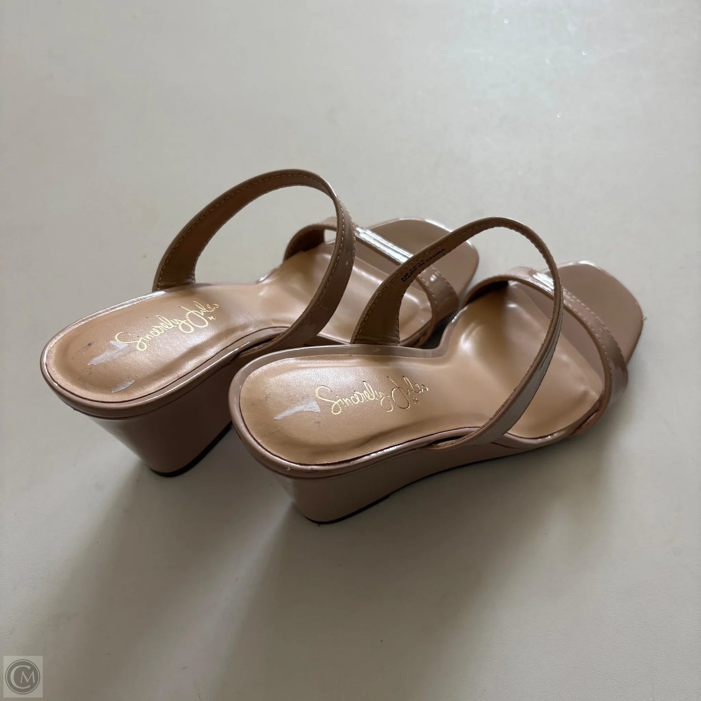 Shoes Heels Wedge By Sincerely Jules In Beige, Size: 8
