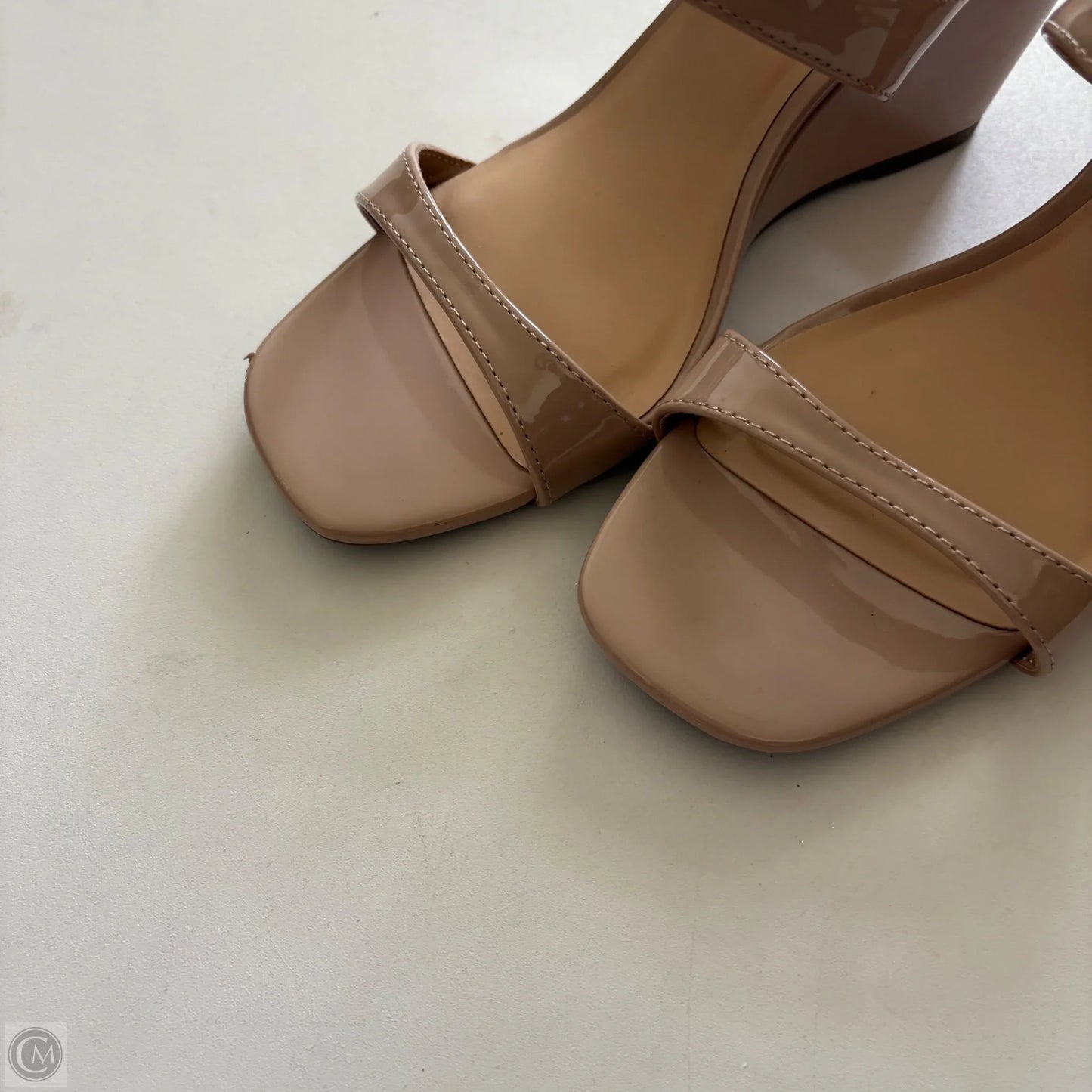 Shoes Heels Wedge By Sincerely Jules In Beige, Size: 8