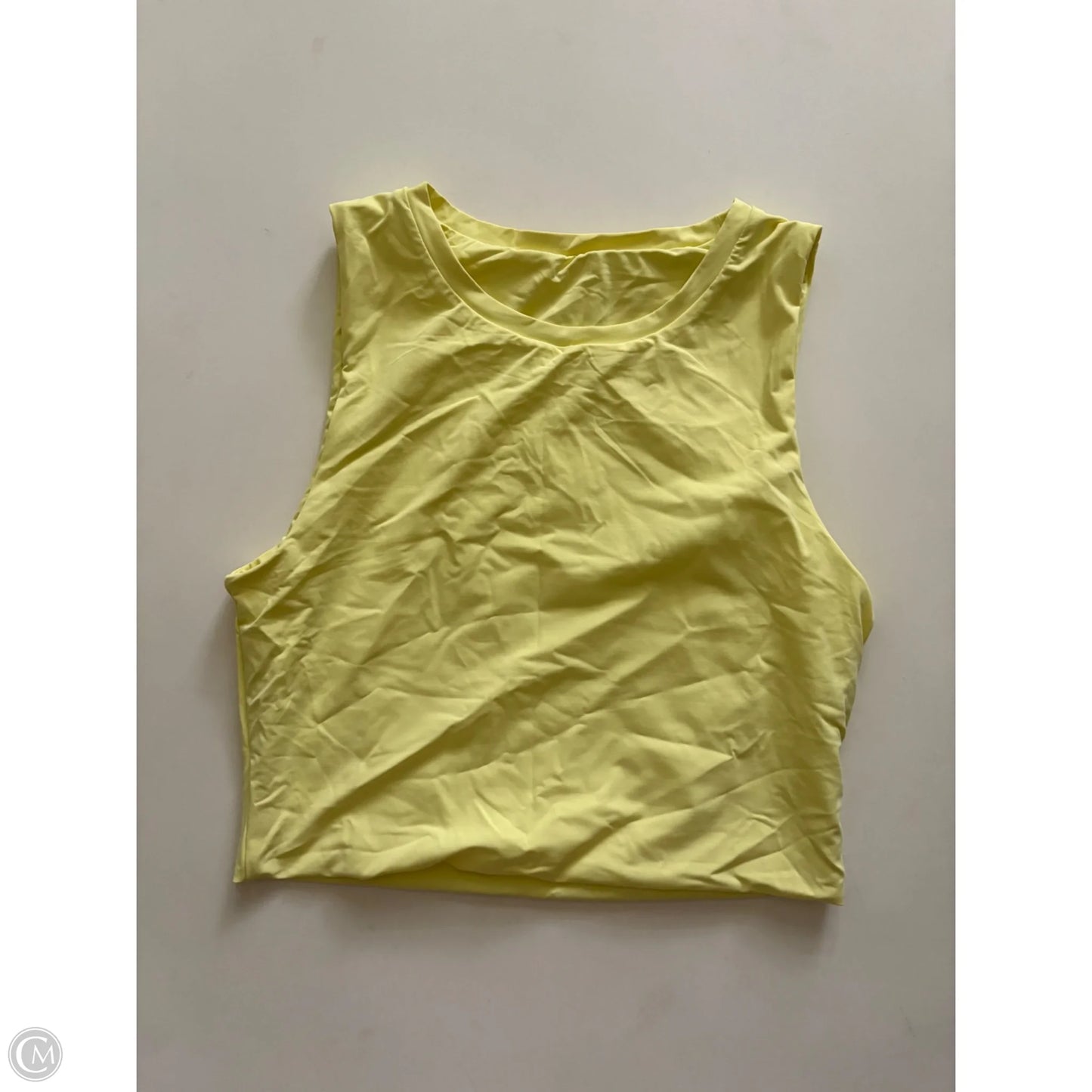 Athletic Tank Top By VITALITY BALANCE In Yellow, Size: L