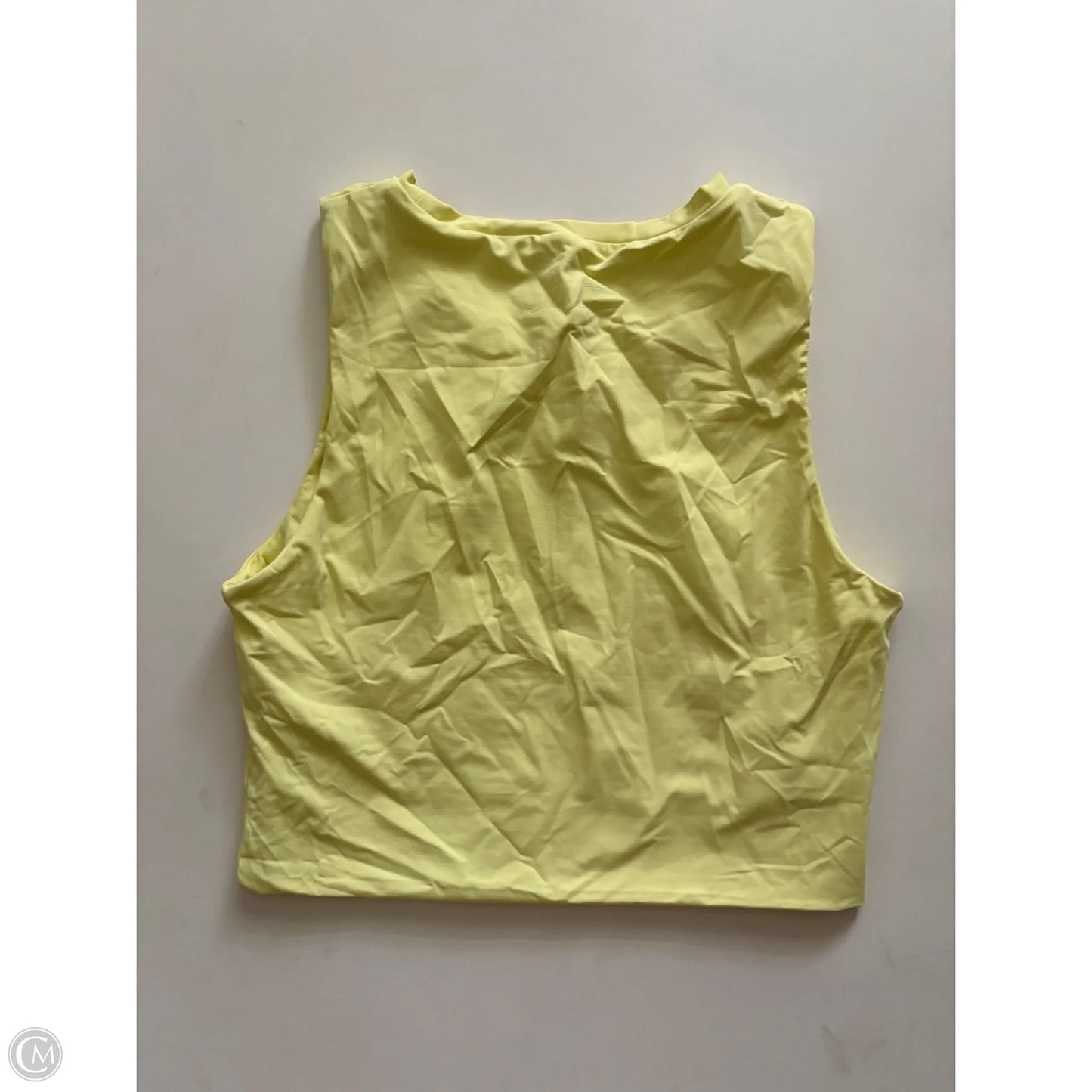Athletic Tank Top By VITALITY BALANCE In Yellow, Size: L