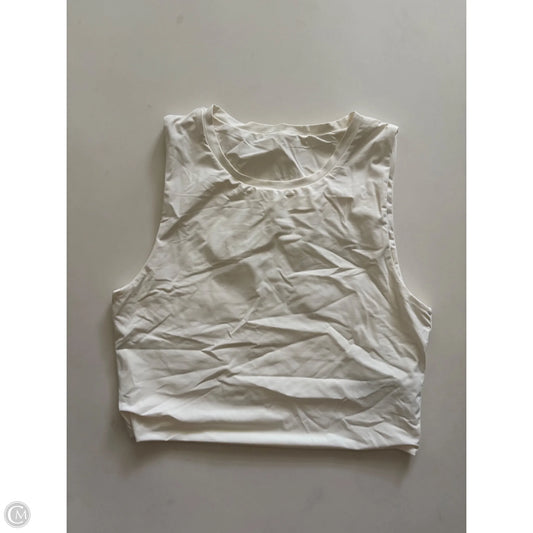 Athletic Tank Top By VITALITY BALANCE In White, Size: L