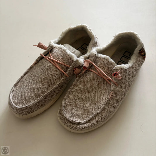 Shoes Sneakers By Hey Dude In Beige, Size: 8
