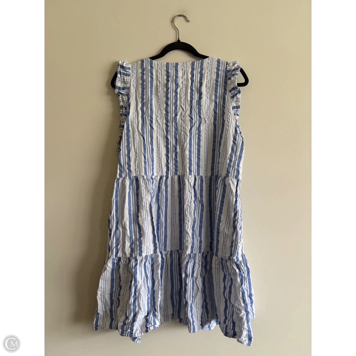 Dress Casual Short By Time And Tru In Striped Pattern, Size: L
