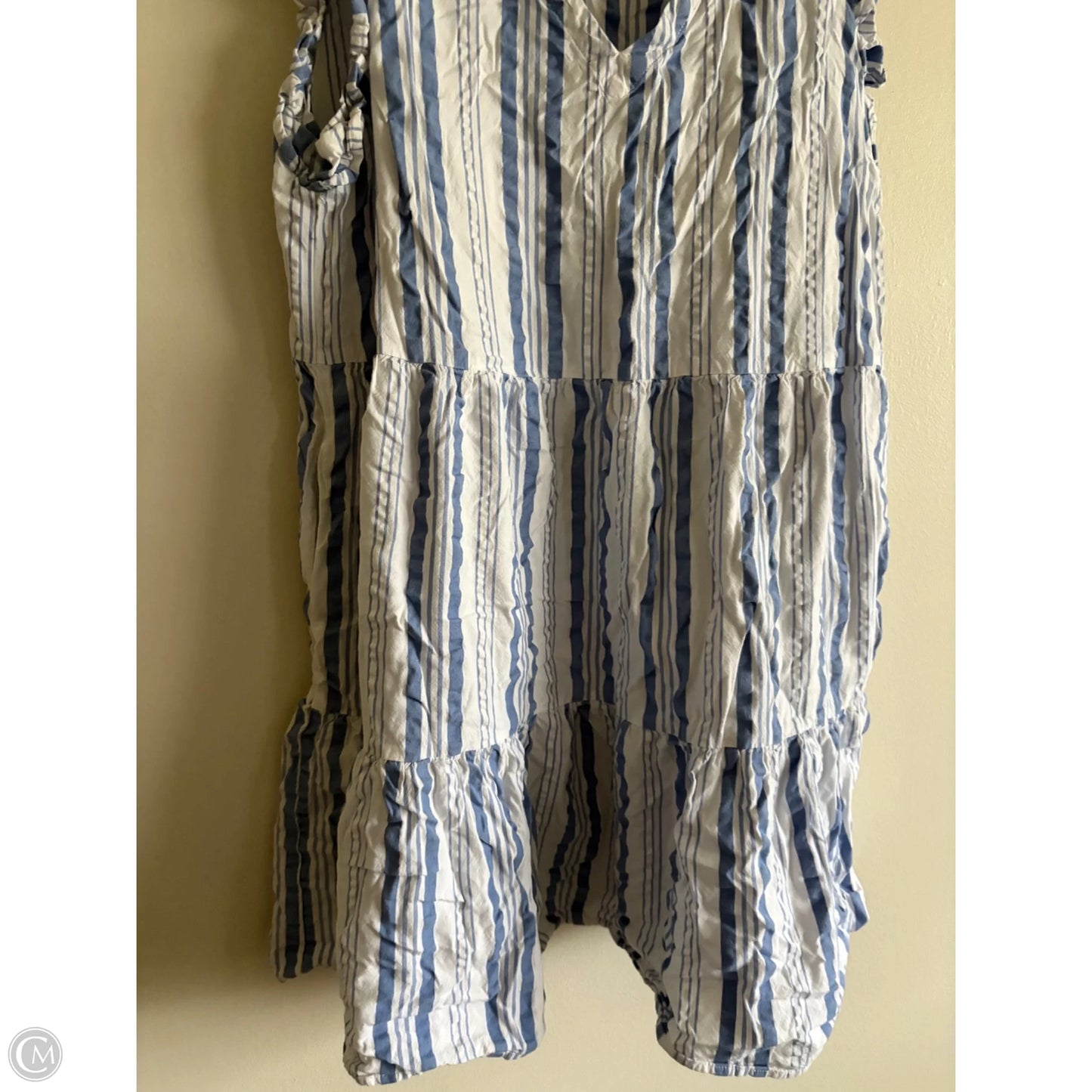 Dress Casual Short By Time And Tru In Striped Pattern, Size: L