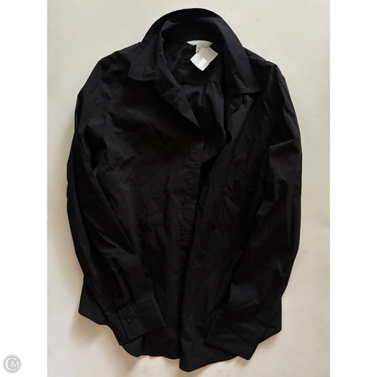 Top Long Sleeve By Time And Tru In Black, Size: L