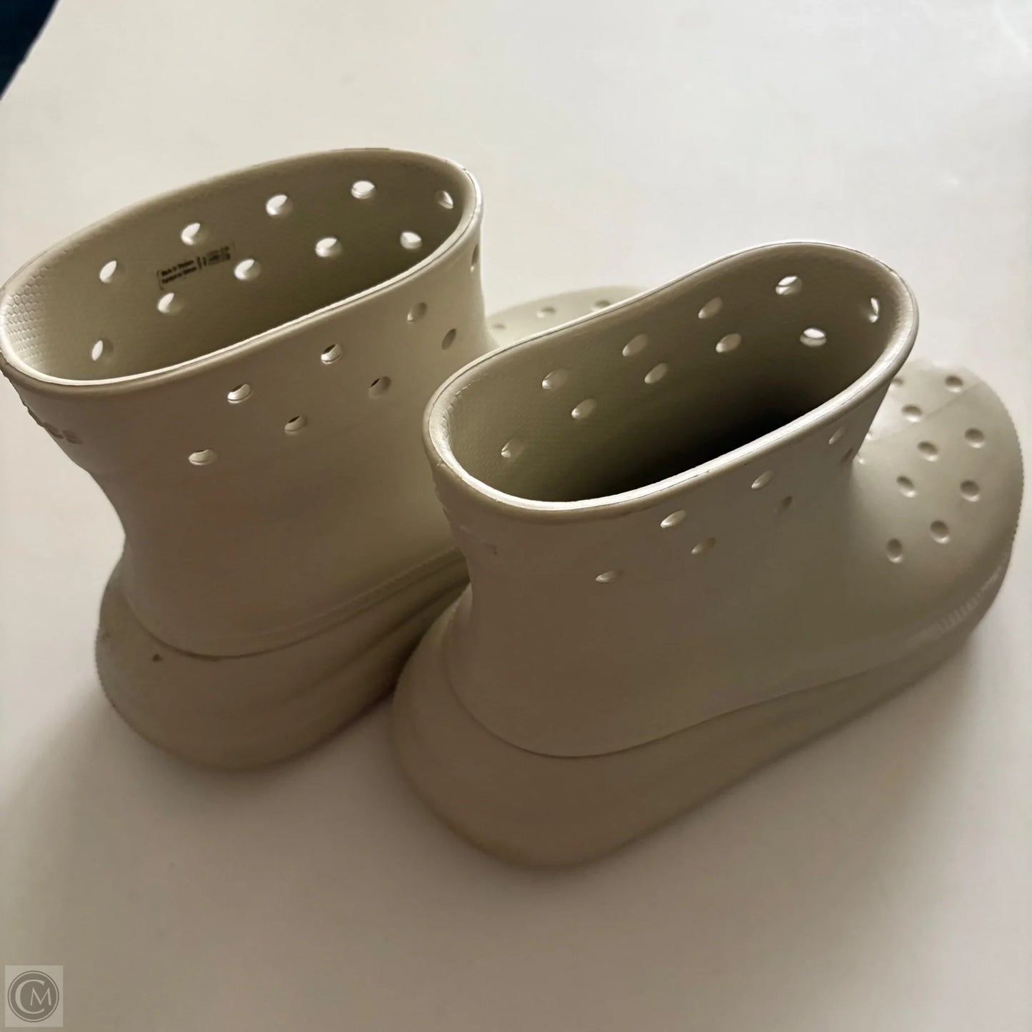 Boots Rain By Crocs In Beige, Size: 8