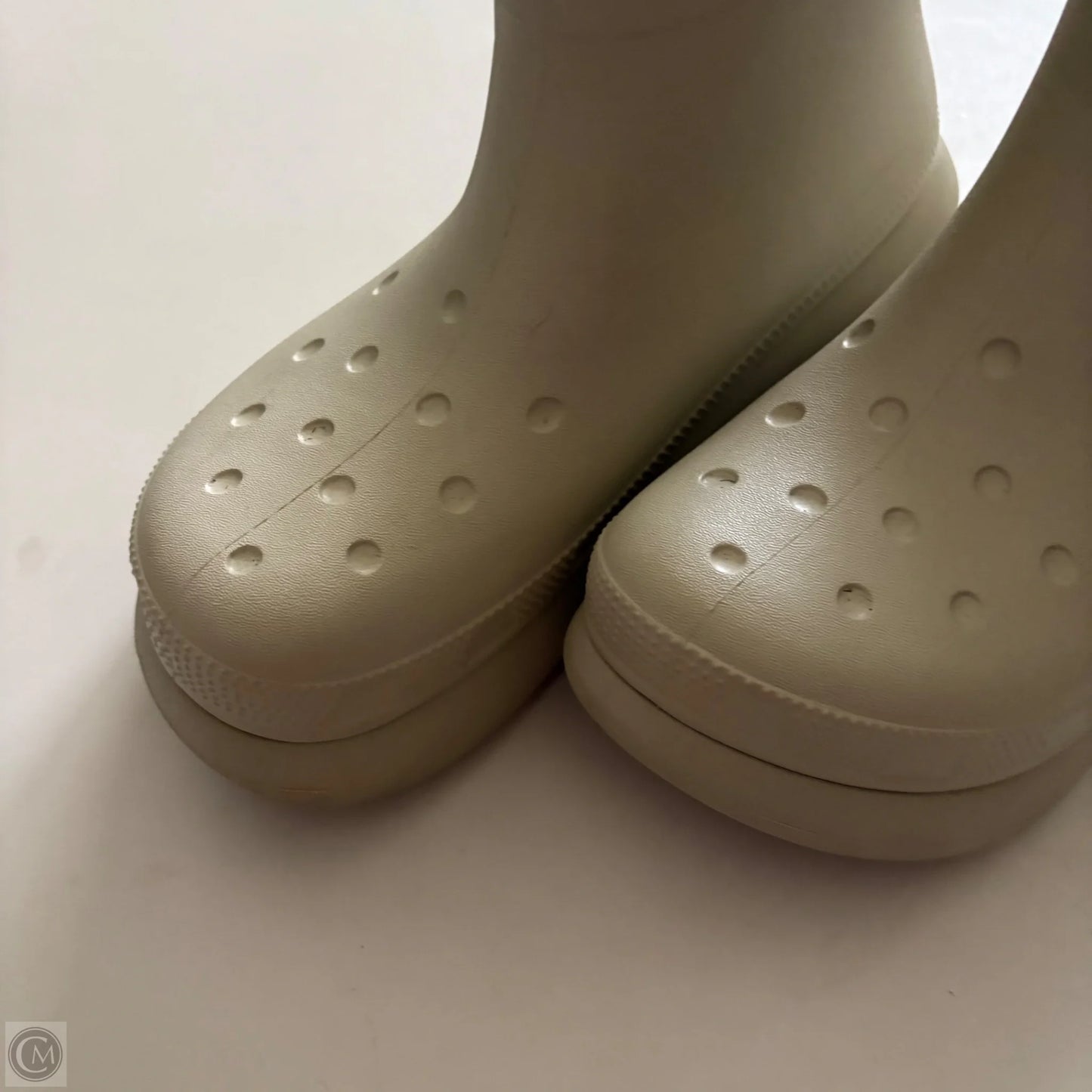 Boots Rain By Crocs In Beige, Size: 8