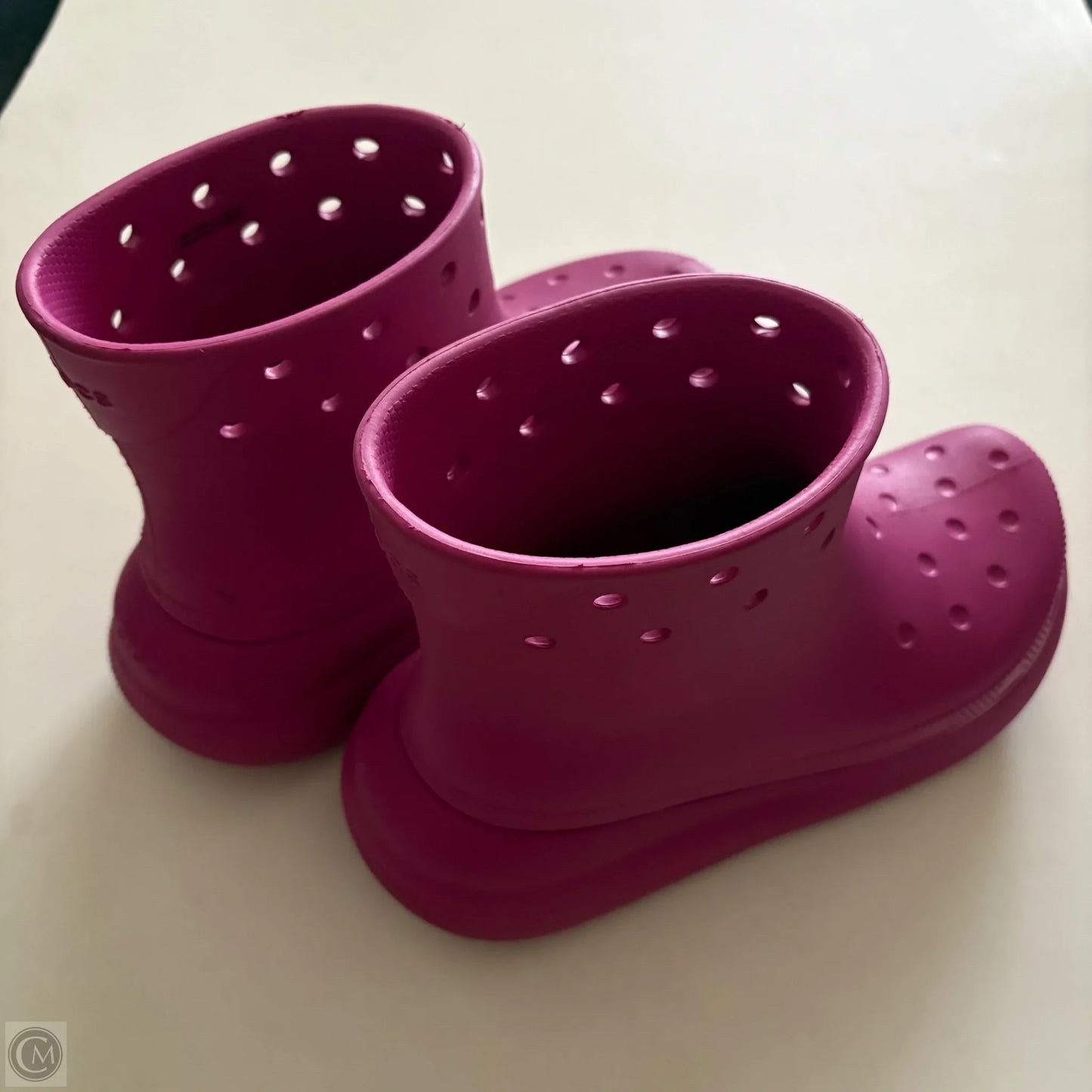 Boots Rain By Crocs In Purple, Size: 8