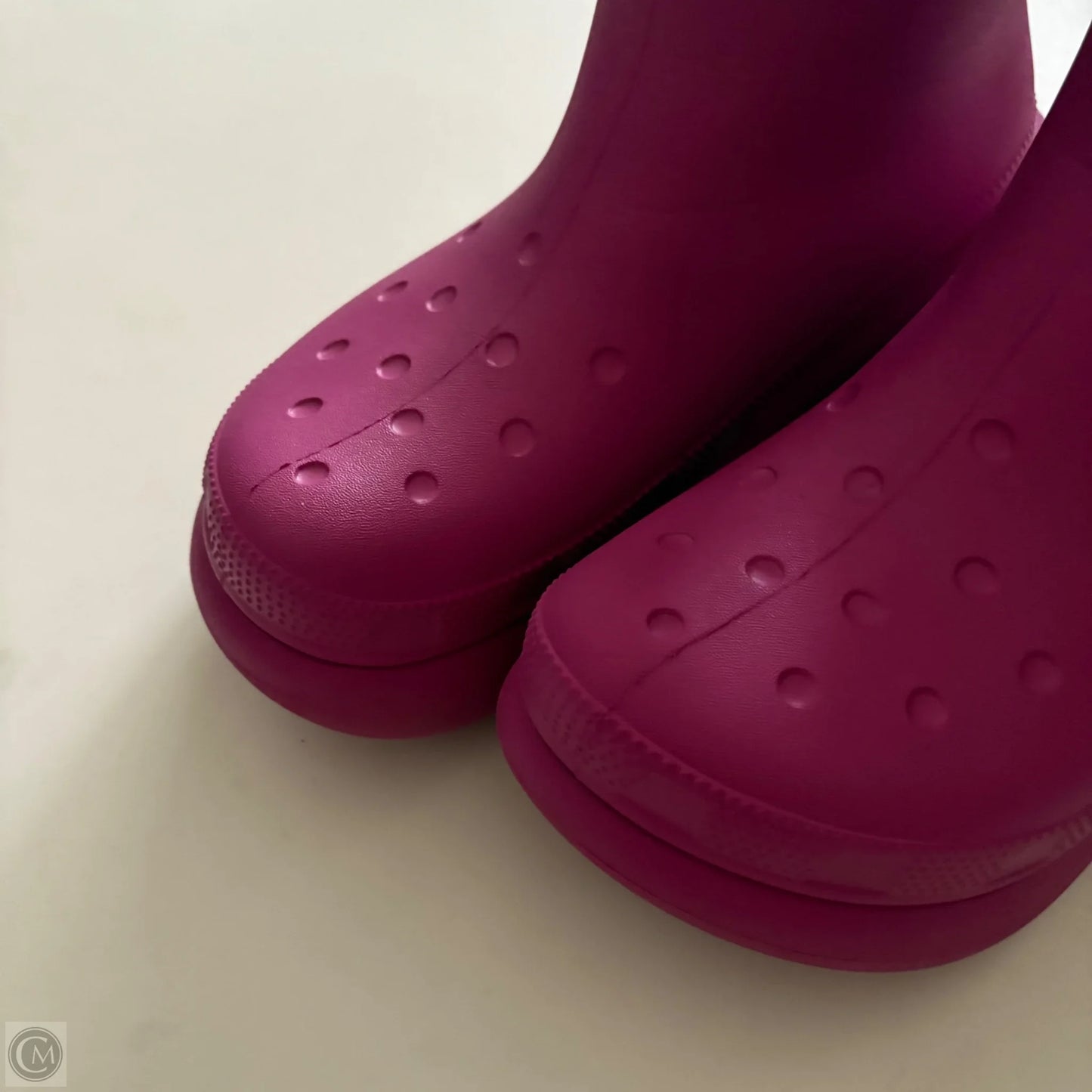 Boots Rain By Crocs In Purple, Size: 8