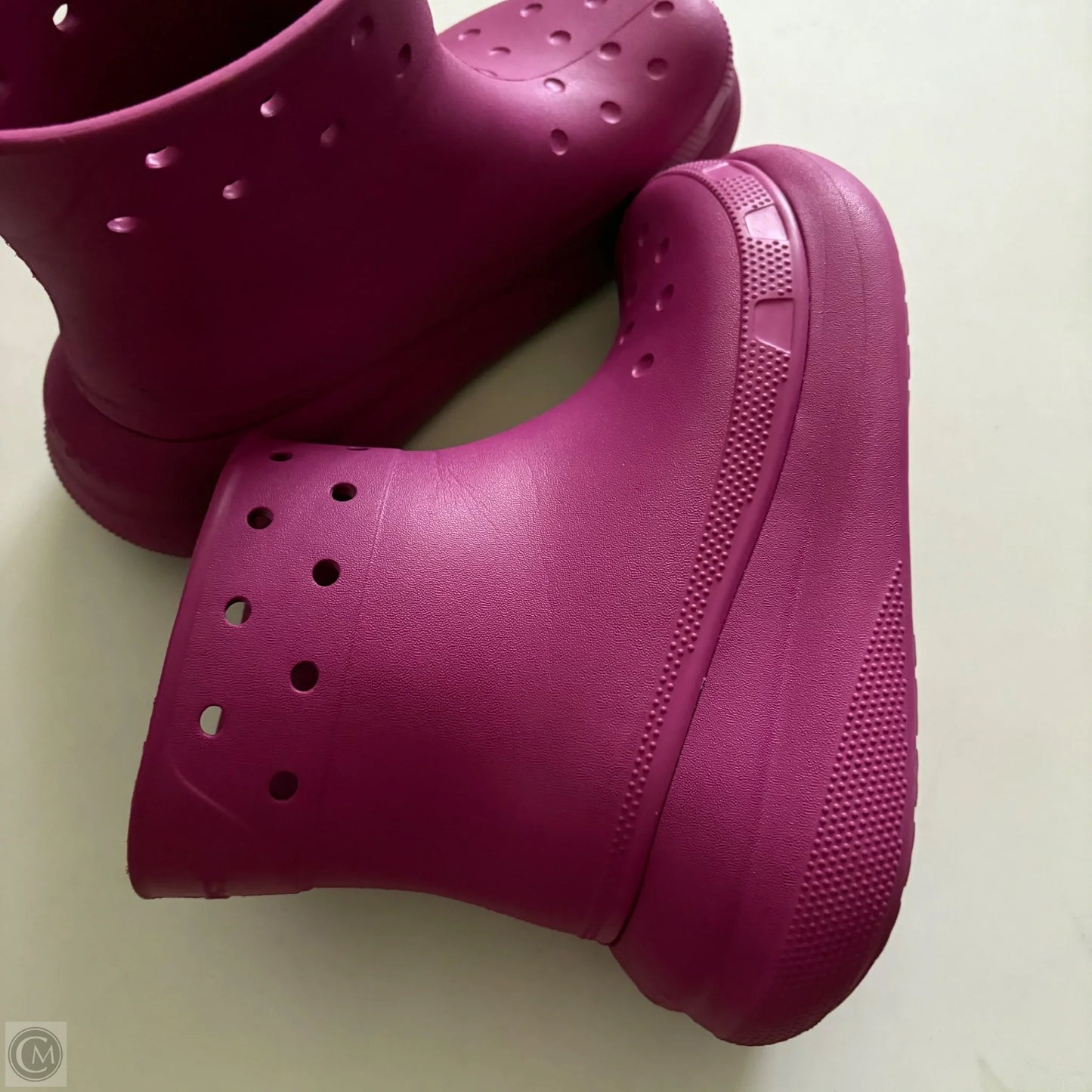 Boots Rain By Crocs In Purple, Size: 8