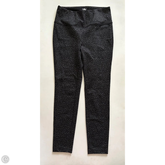 Athletic Leggings By Nicole Miller In Animal Print, Size: M