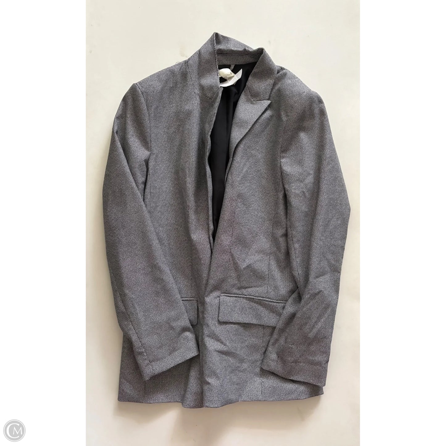Blazer By H&m In Black & White, Size: 10