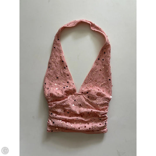 Top Sleeveless By house of thread In Pink, Size: Xs
