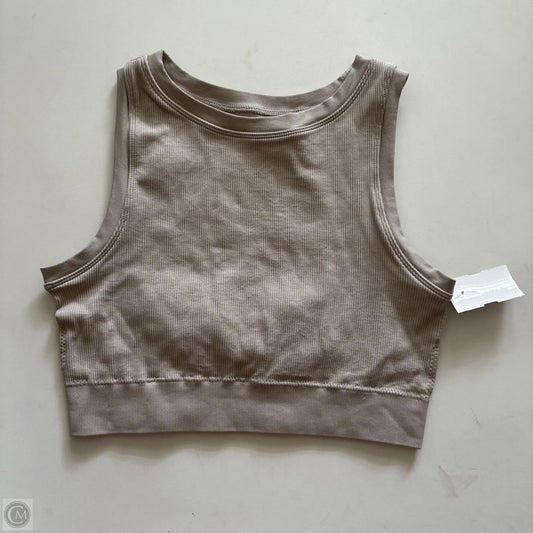 Athletic Bra By Pro-fit In Taupe, Size: L