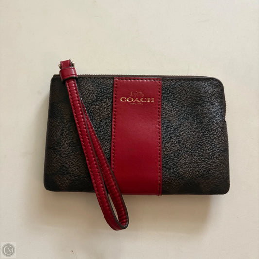 Wristlet Designer By Coach, Size: Small