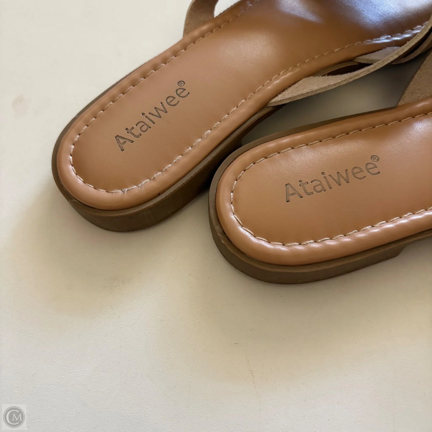 Sandals Flats By ATAIWEE In Rose Gold, Size: 9