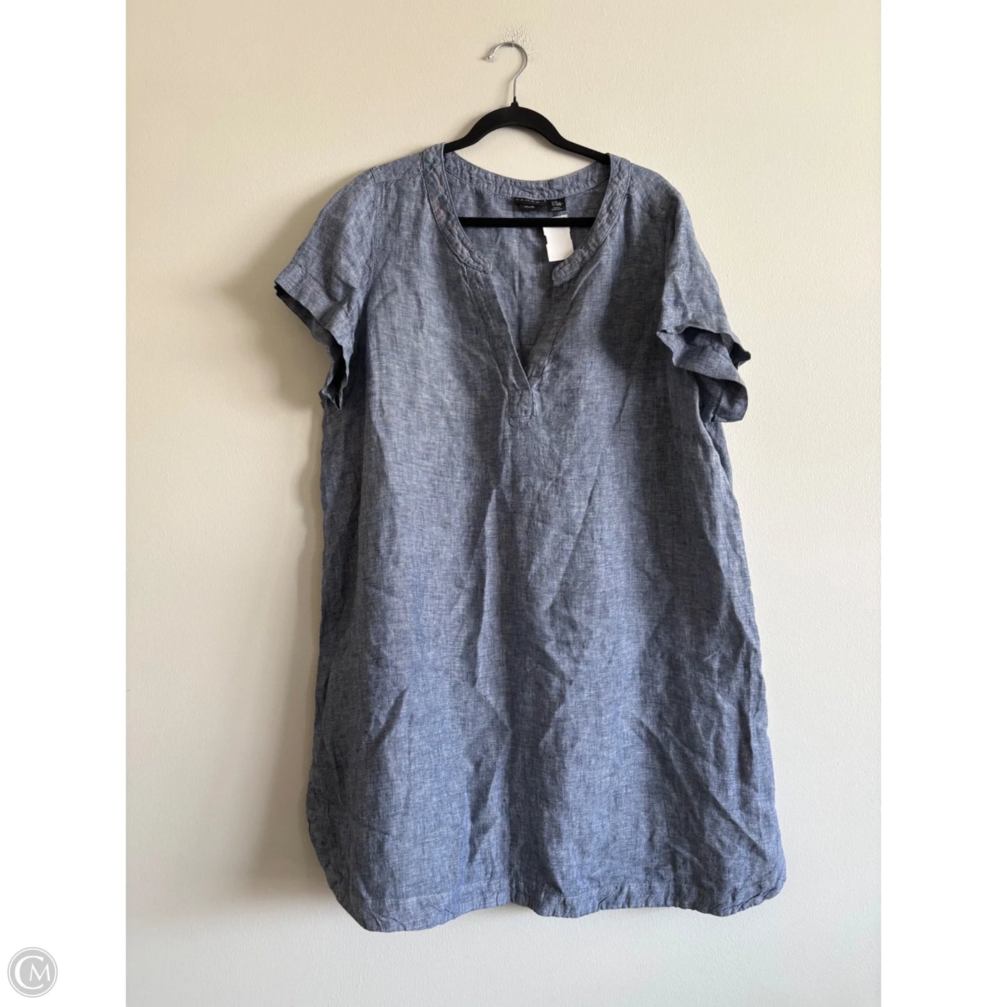 Dress Casual Short By Tahari In Blue, Size: 2x
