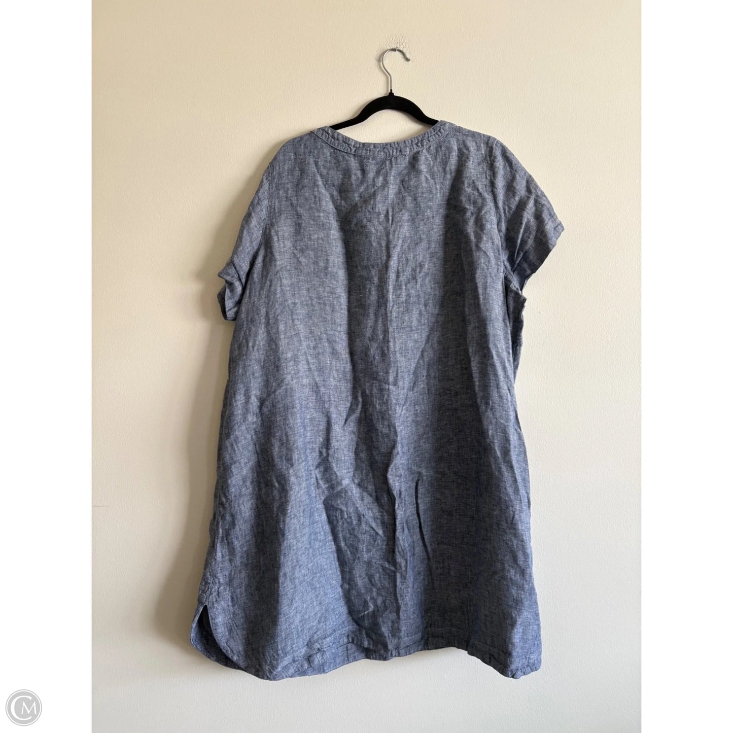 Dress Casual Short By Tahari In Blue, Size: 2x