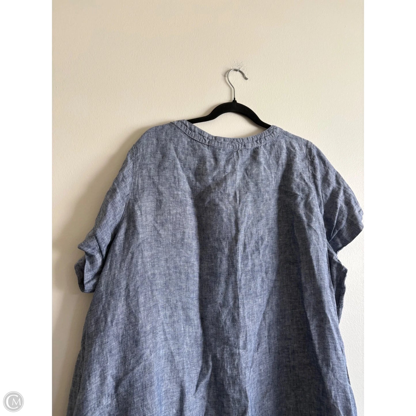 Dress Casual Short By Tahari In Blue, Size: 2x
