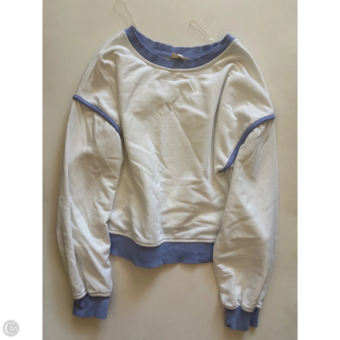 Sweatshirt Crewneck By Entro In White, Size: S
