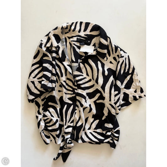 Top Short Sleeve By Sanctuary In Black, Size: M