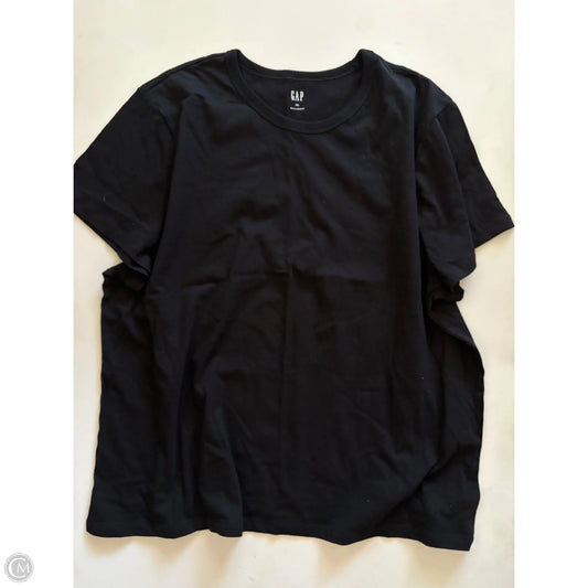 Top Short Sleeve By Gap In Black, Size: Xxl