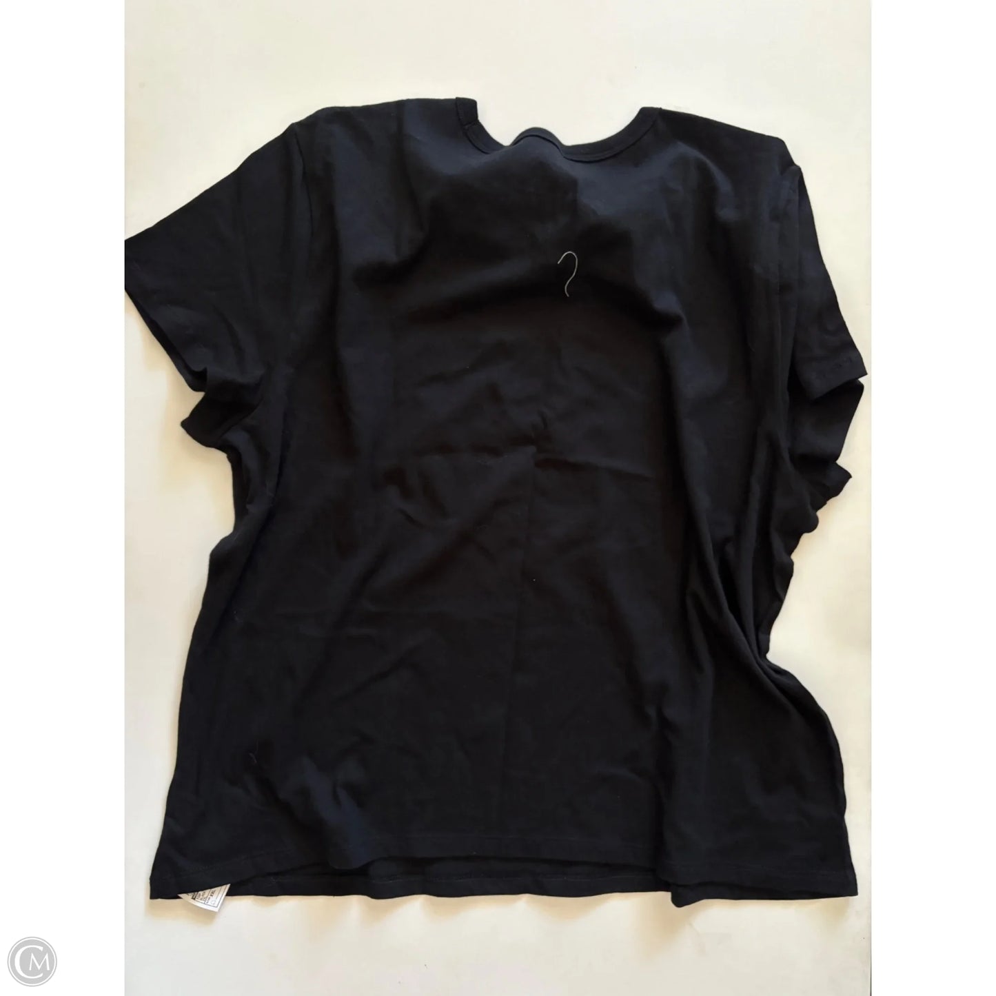 Top Short Sleeve By Gap In Black, Size: Xxl