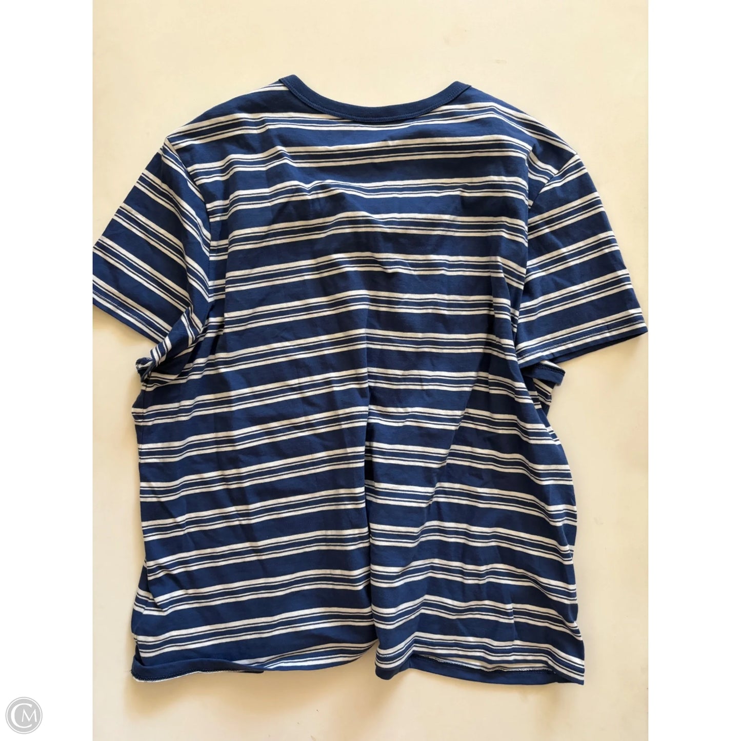 Top Short Sleeve By Gap In Blue, Size: Xxl