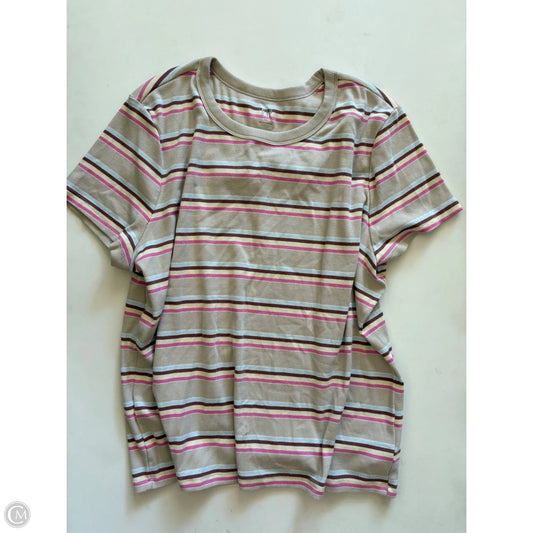 Top Short Sleeve By Gap In Beige, Size: Xxl