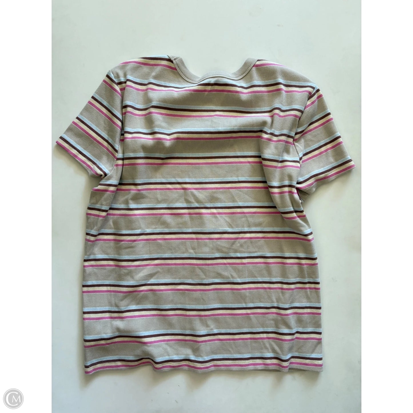 Top Short Sleeve By Gap In Beige, Size: Xxl