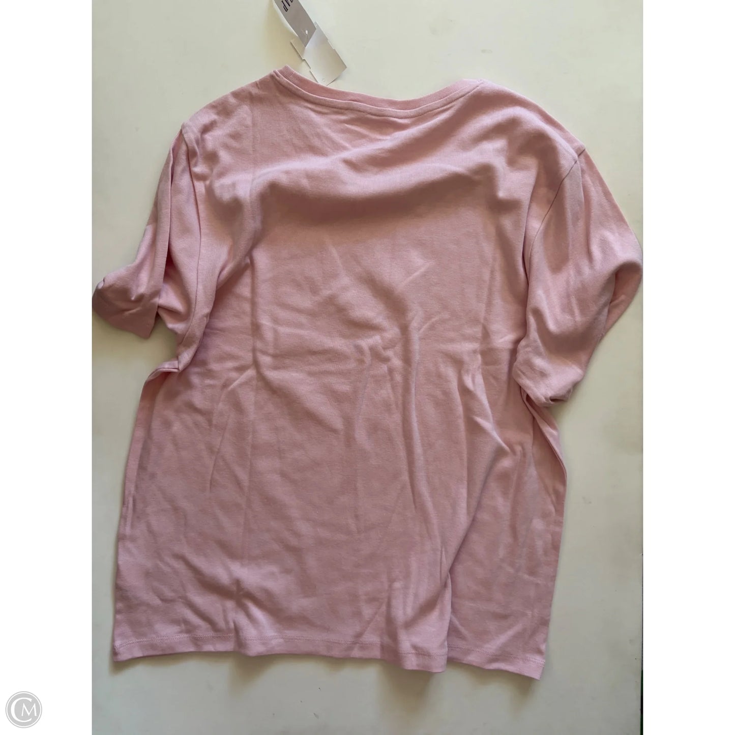 Top Short Sleeve By Gap In Pink, Size: Xxl