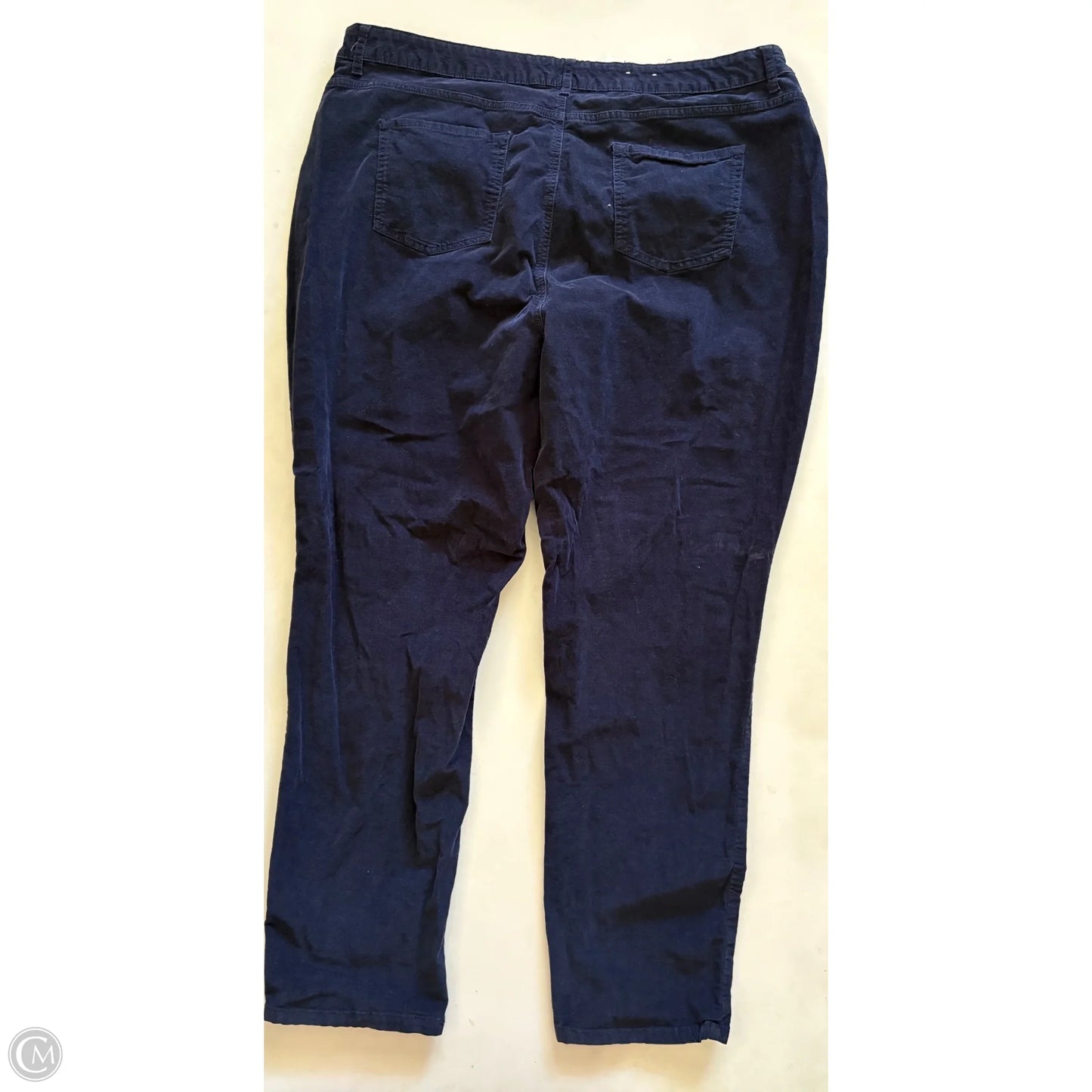Pants Corduroy By Crown And Ivy In Navy, Size: 22