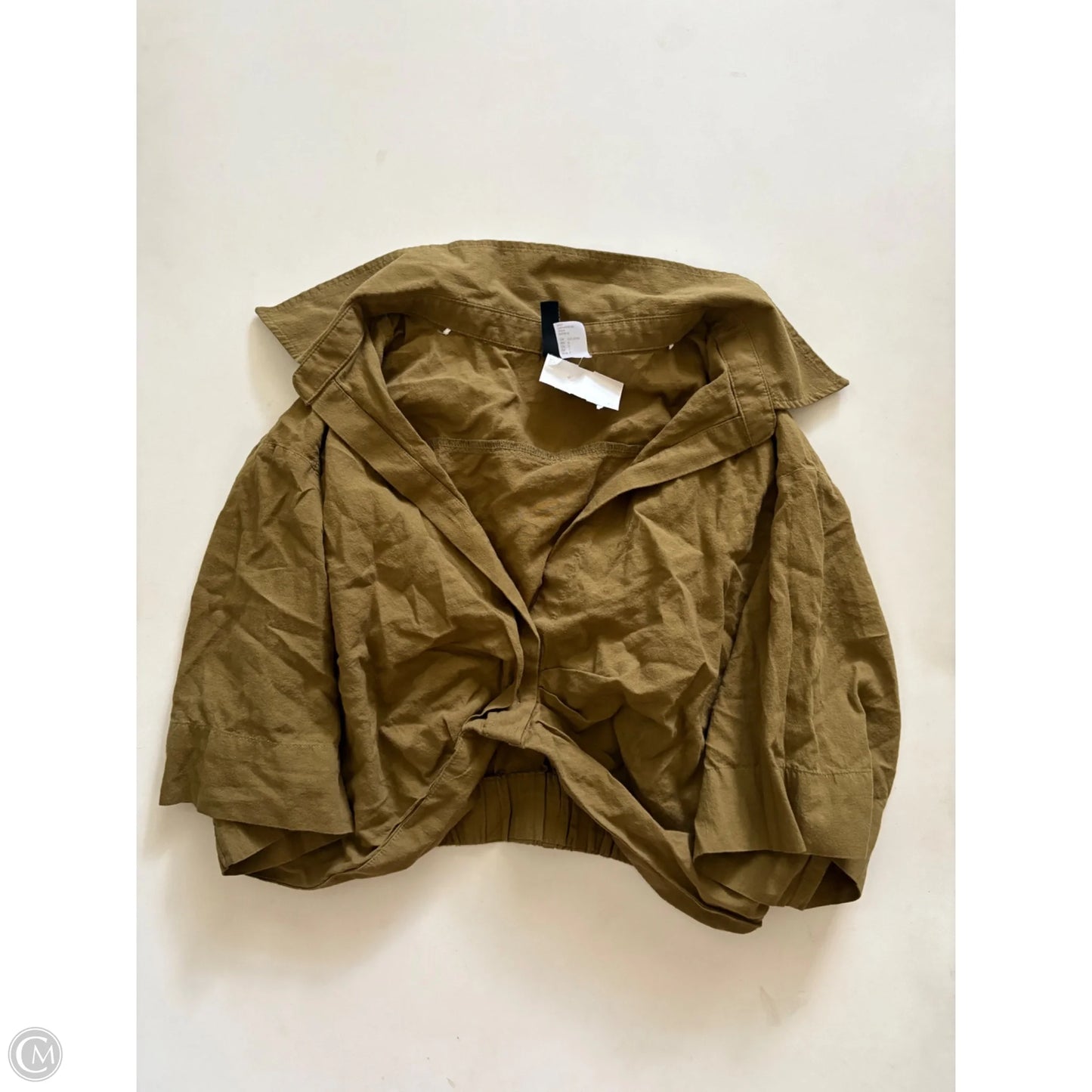 Top Short Sleeve By Divided In Green, Size: L