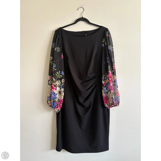 Dress Party Midi By Joseph Ribkoff In Black, Size: 16