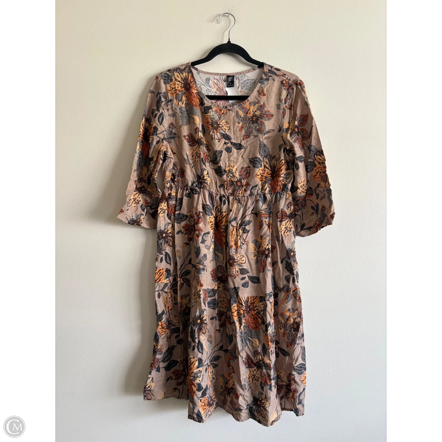 Dress Casual Short By Emery Rose In Floral Print, Size: Xl