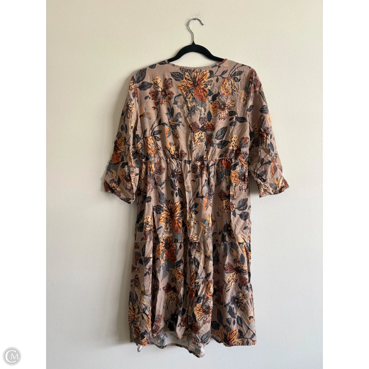 Dress Casual Short By Emery Rose In Floral Print, Size: Xl