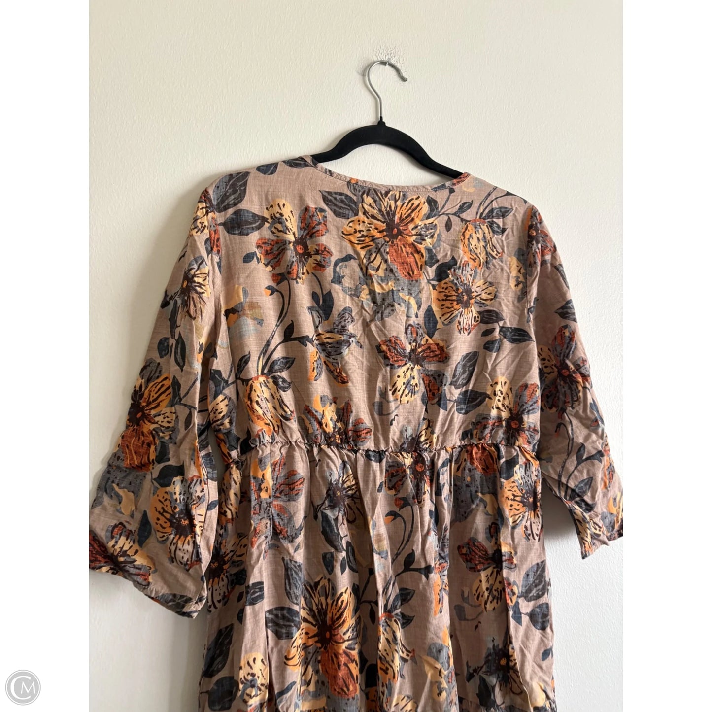 Dress Casual Short By Emery Rose In Floral Print, Size: Xl