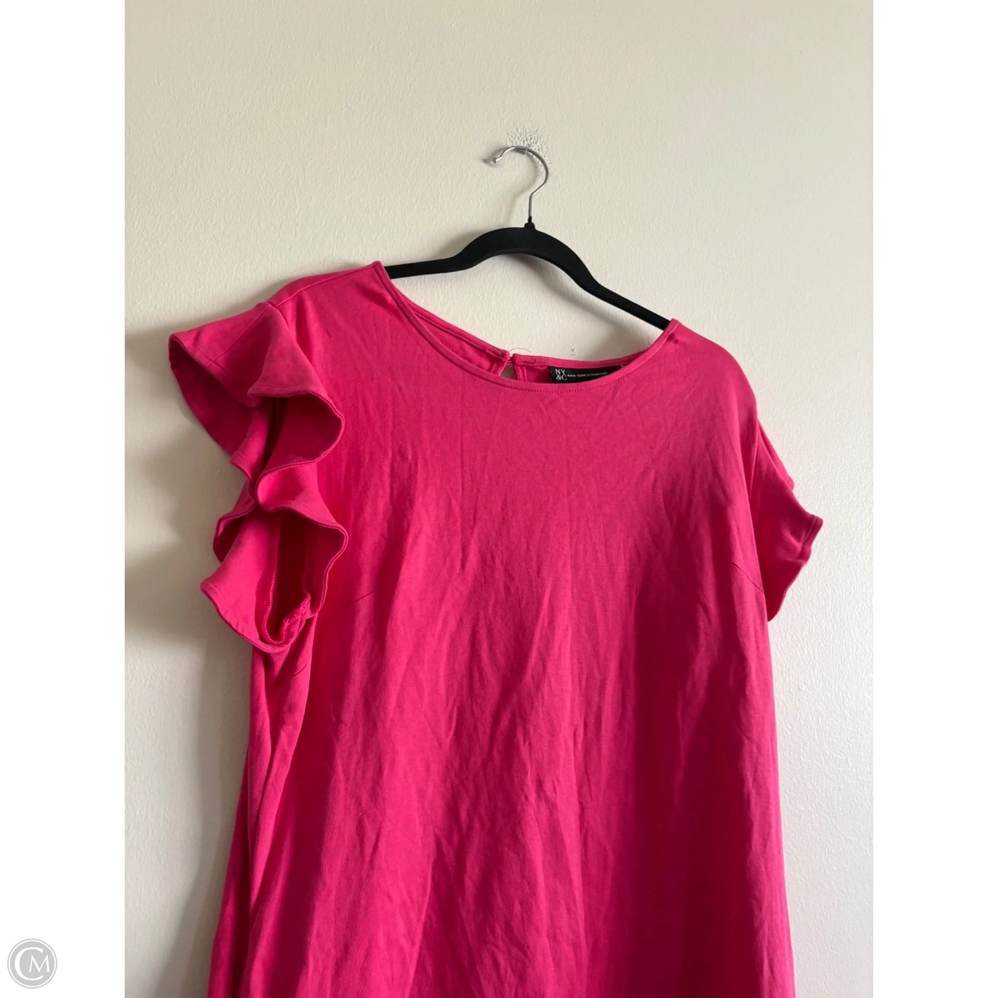 Dress Casual Short By New York And Co In Pink, Size: Xl