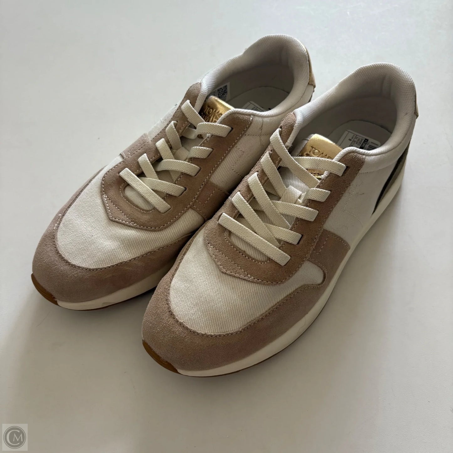Shoes Sneakers By Toms In Cream, Size: 9