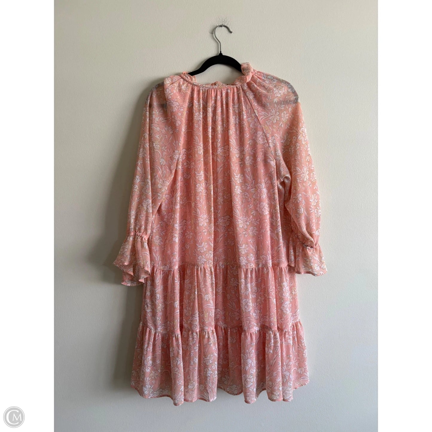 Dress Party Midi By Cato In Peach, Size: L